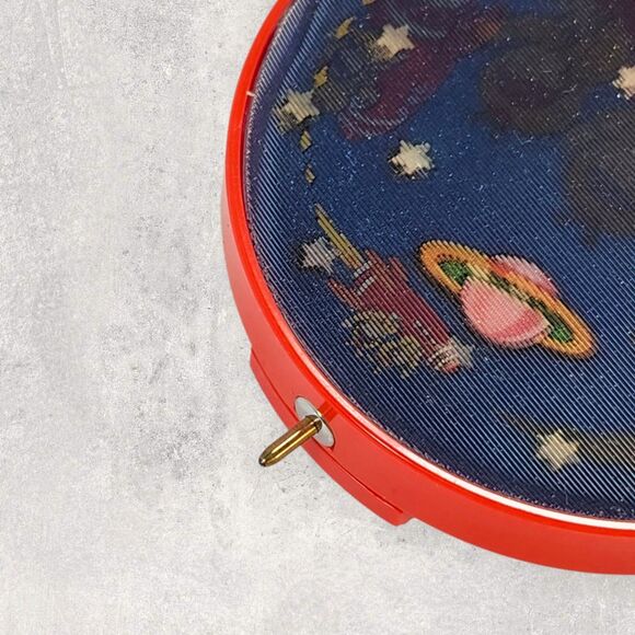 Vintage 1986 Avon Fun in Space Clip Pen Lenticular Rocket Kids Boxed Magic Toy - Picture 6 of 9